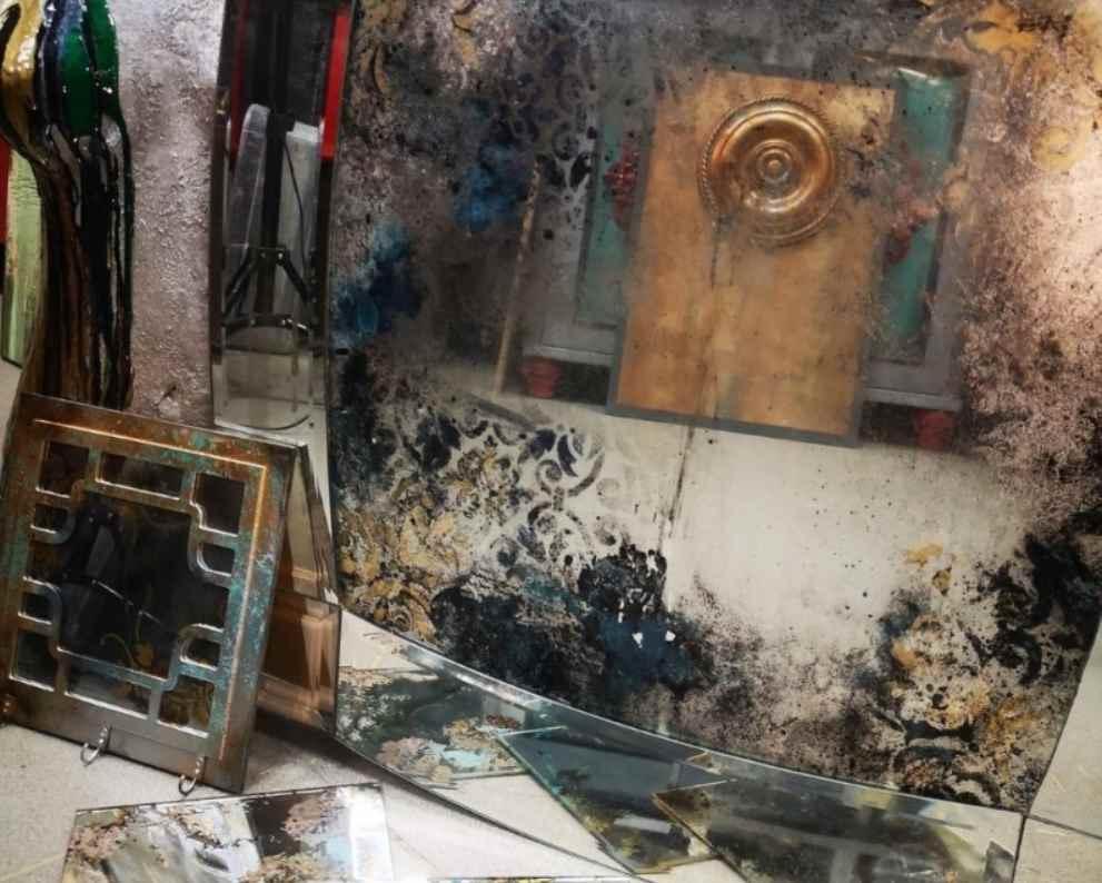 Имитация и старение зеркал Алхимия (Наталья Каримова)