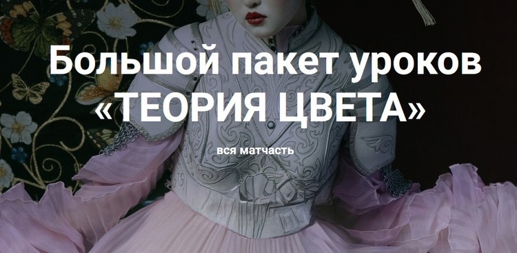 Большой пакет уроков Теория Цвета 2024 (Ольга Паволга)